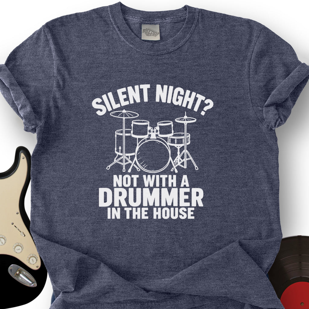 Silent Night Drummer T-Shirt product image 3