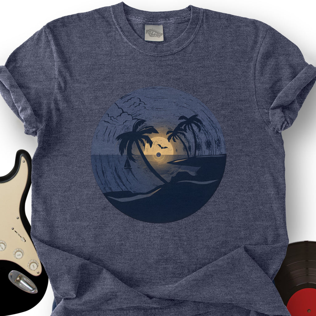 Moonlit Shoreline Spin T-Shirt product image 2