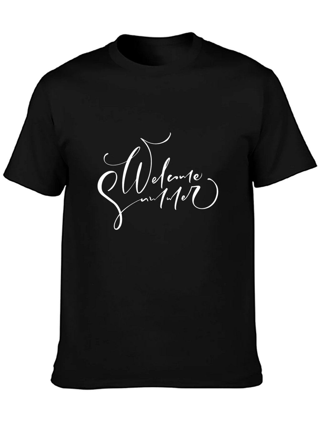 Welcome Summer Black T-Shirt product image 3