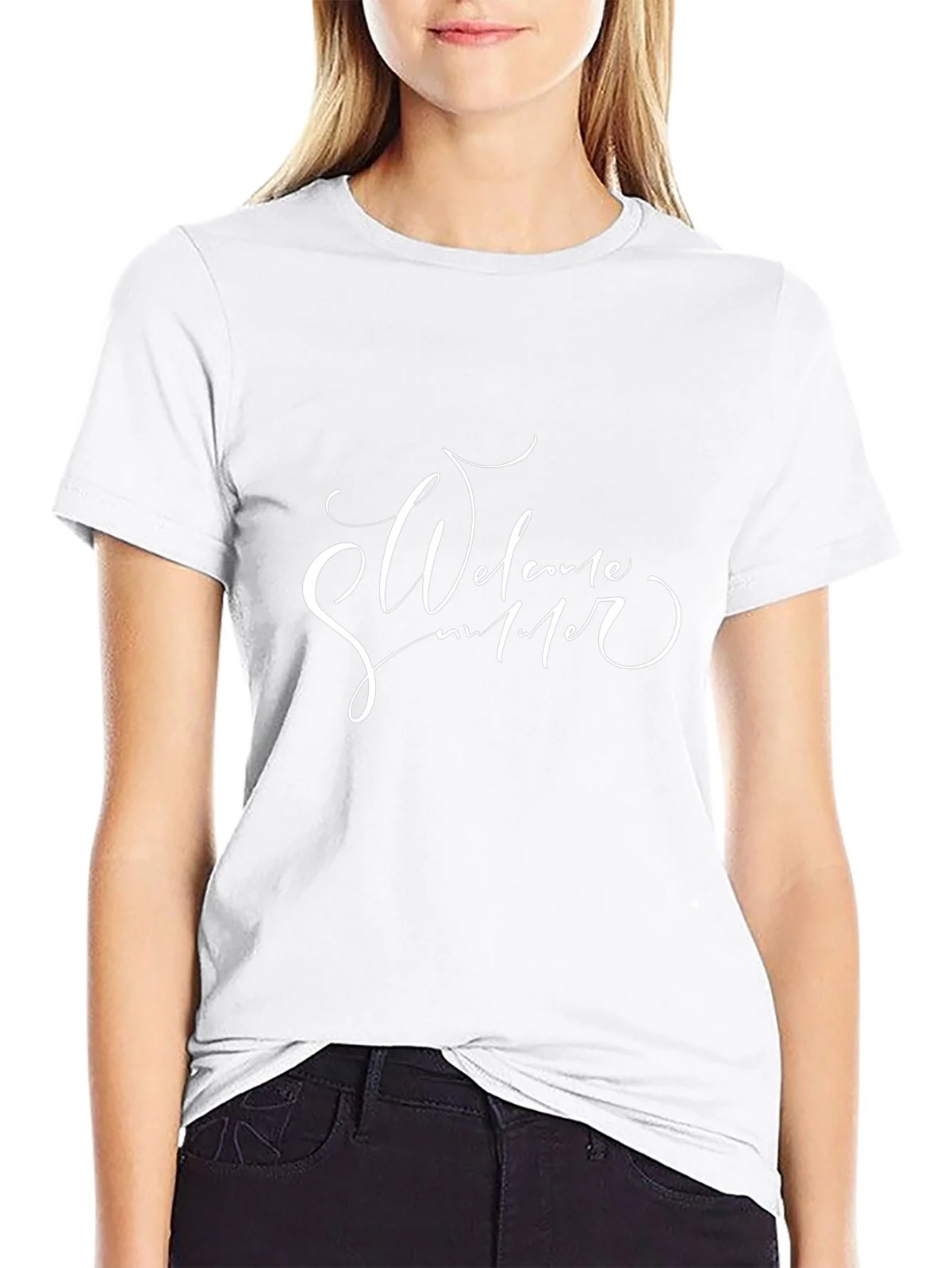 Welcome Summer Black T-Shirt product image 8