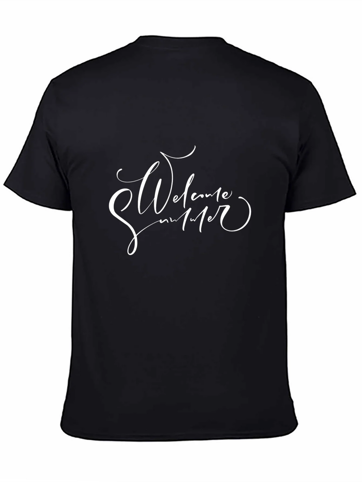 Welcome Summer Black T-Shirt product image 4