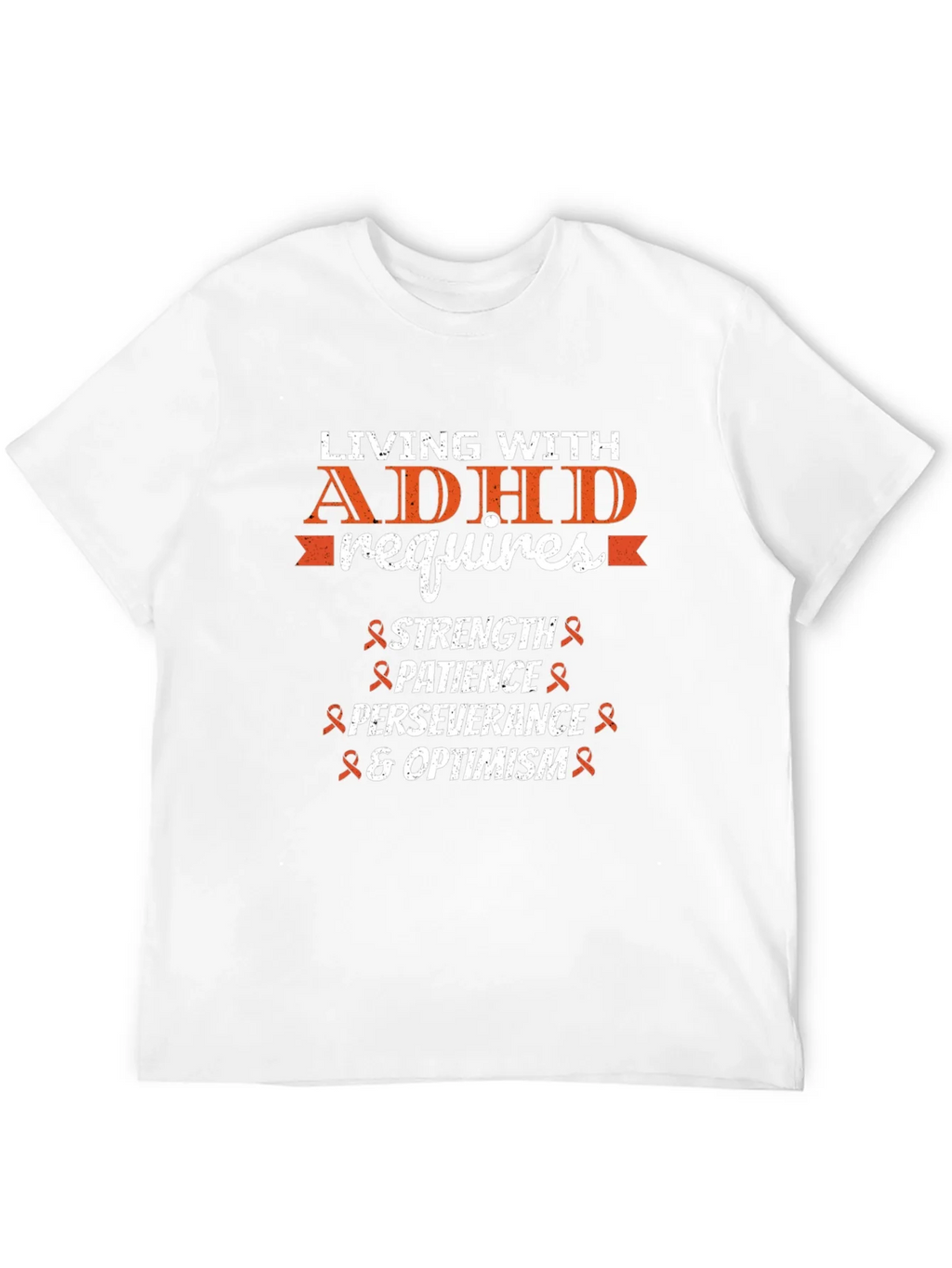 ADHD Awareness T-Shirt: Strength Patience Optimism product image 11
