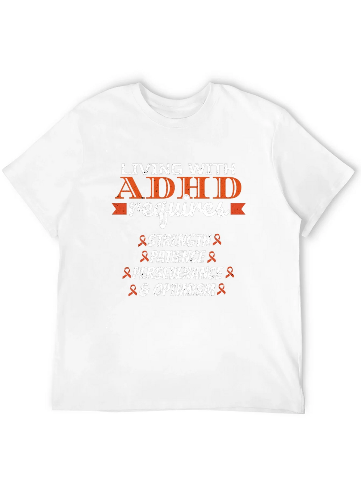 ADHD Awareness T-Shirt: Strength Patience Optimism product image 11
