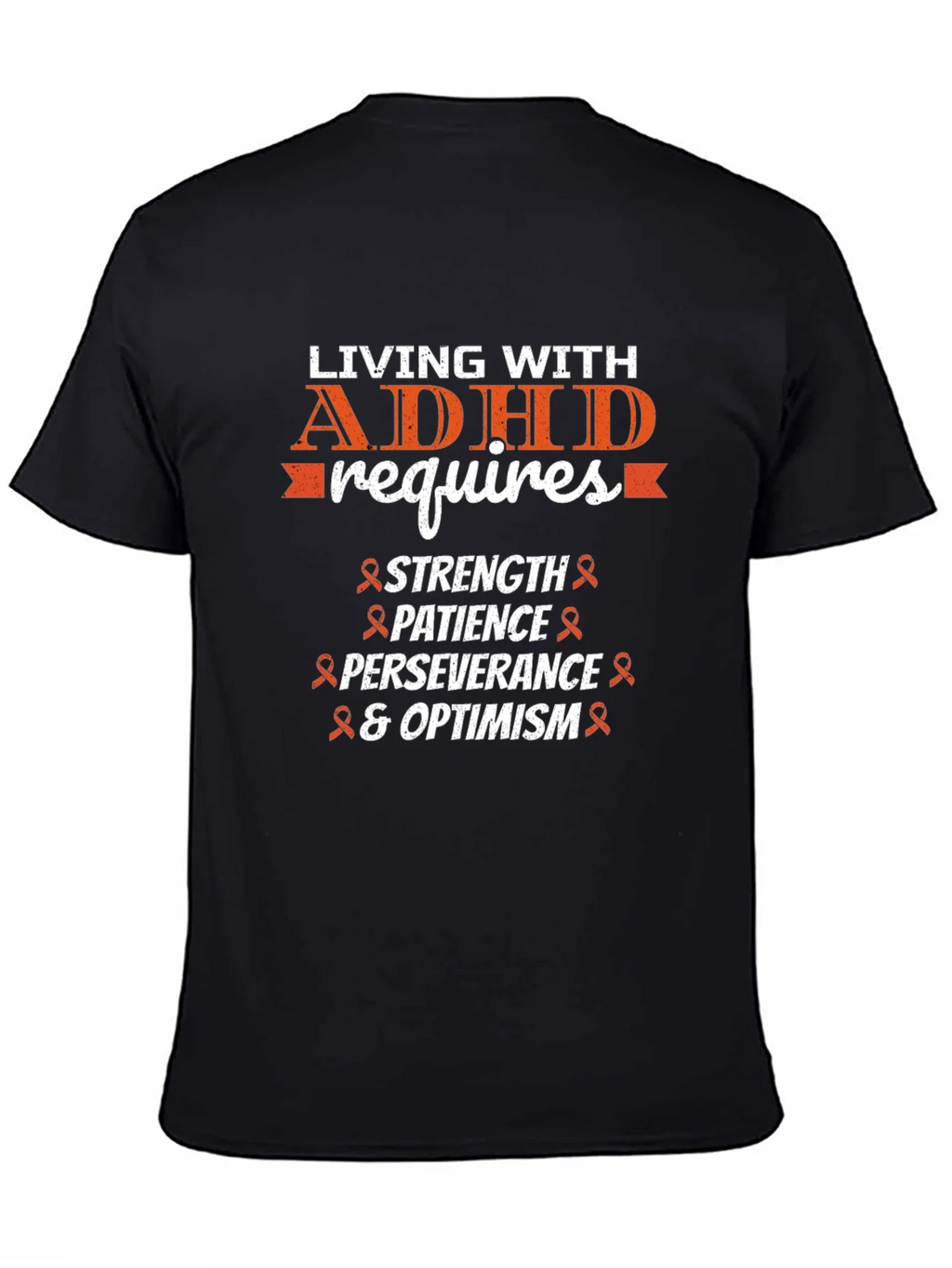 ADHD Awareness T-Shirt: Strength Patience Optimism product image 4
