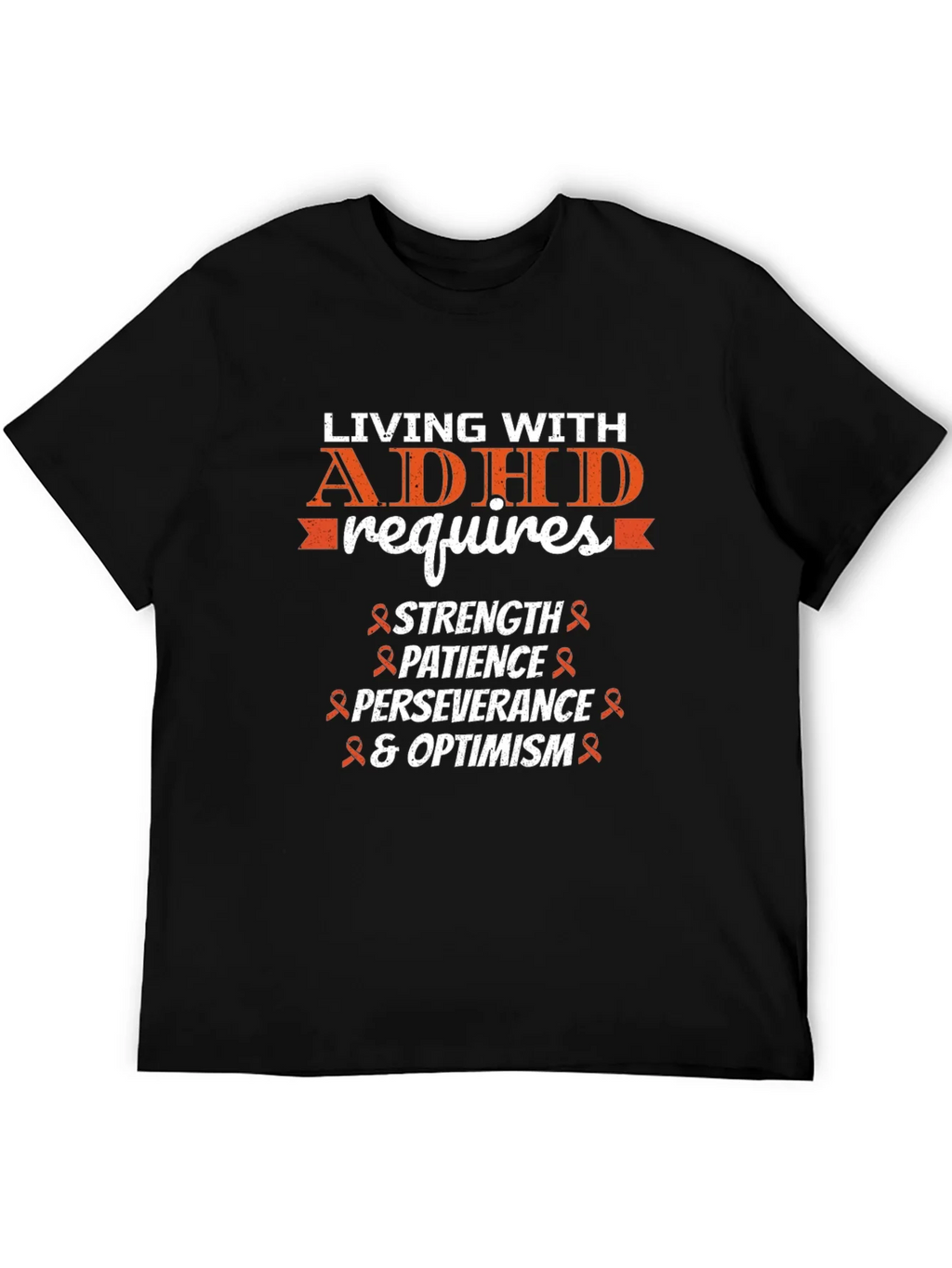 ADHD Awareness T-Shirt: Strength Patience Optimism product image 5