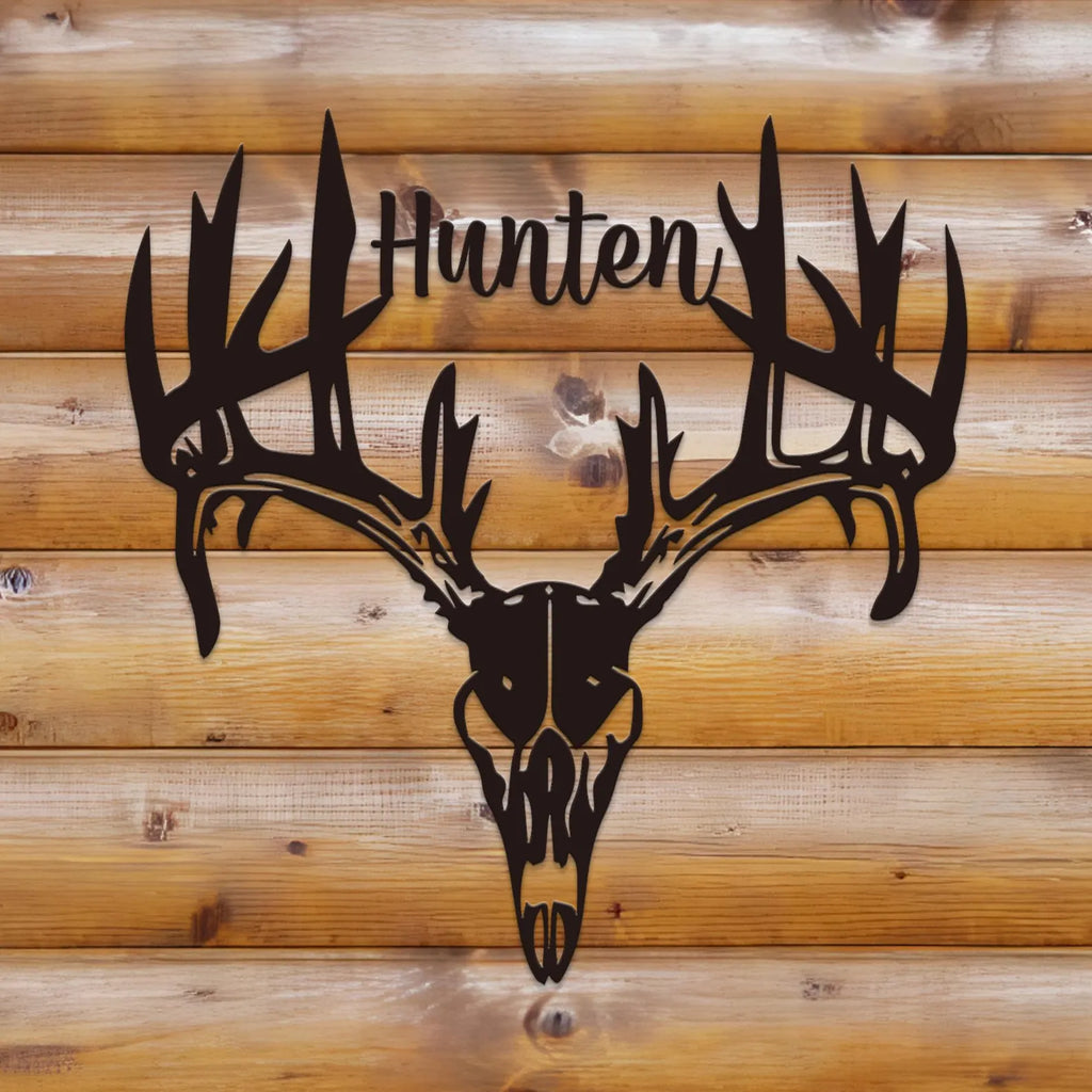 Personalized METAL BOW HOLDER, Hunting Metal Art Work Decor Gift For Hunt