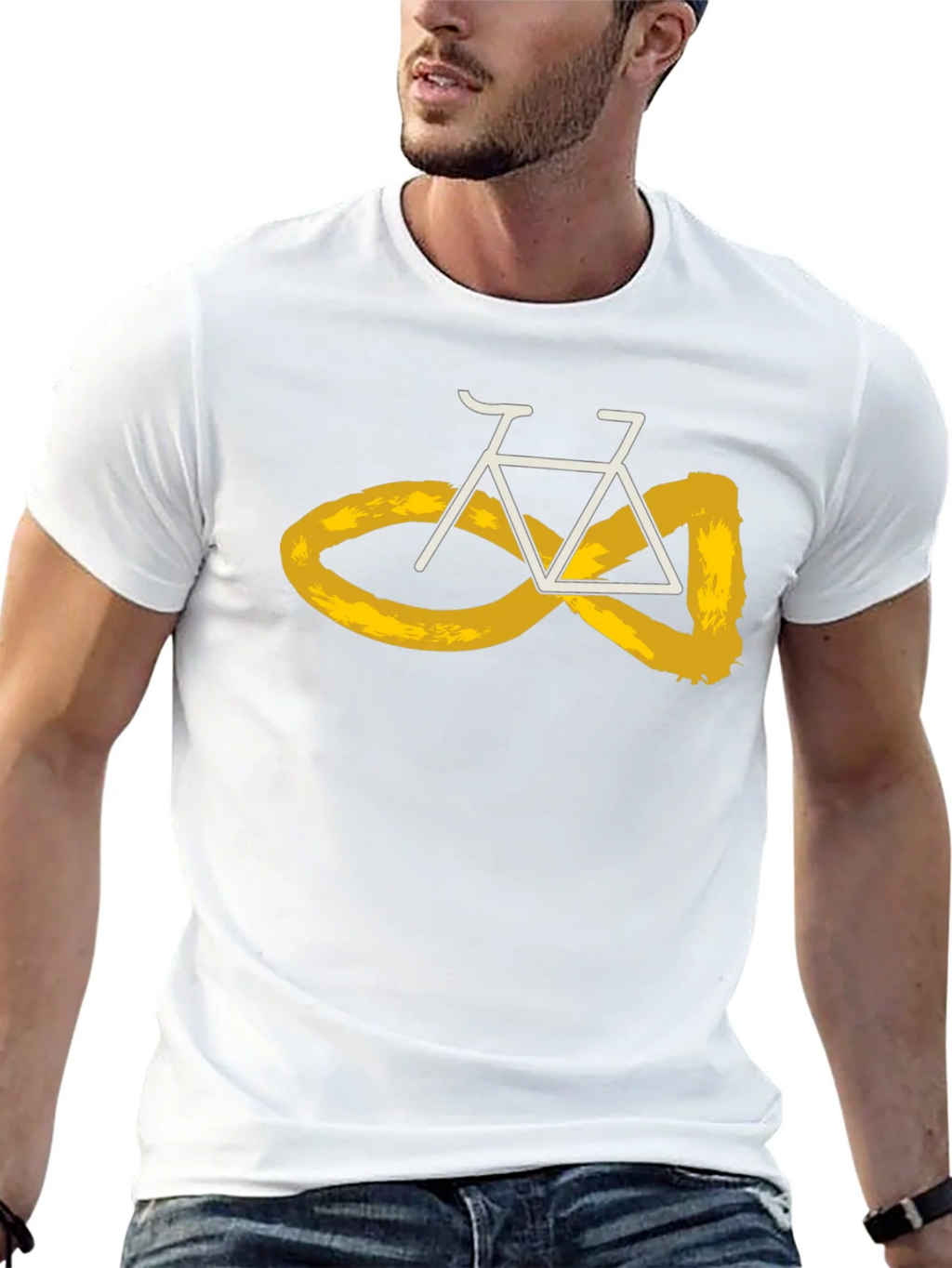 Bike & Infinity Symbol T-Shirt product image 8