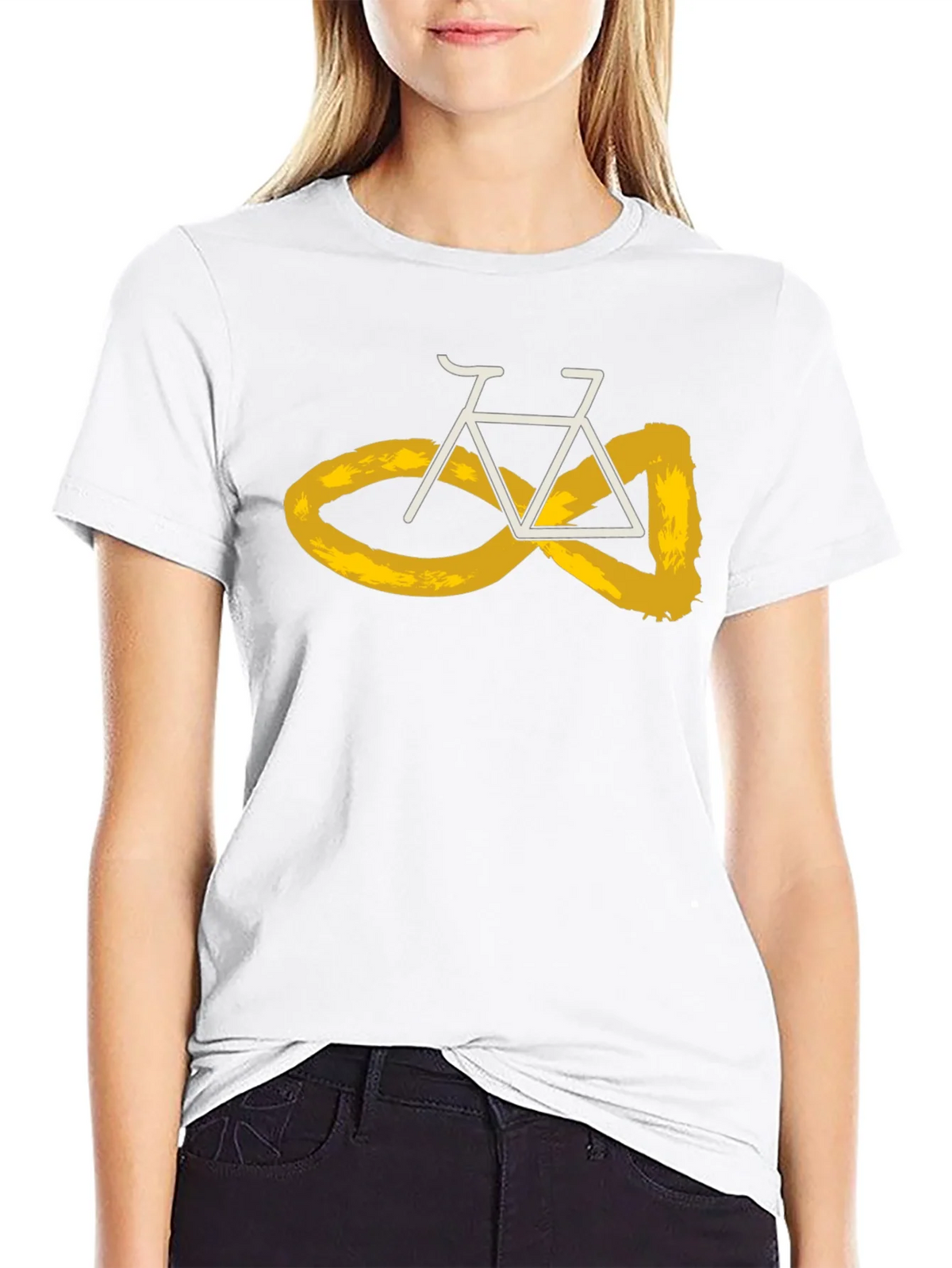 Bike & Infinity Symbol T-Shirt product image 4