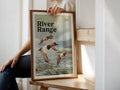 River & Range Duck Hunting Canvas Art - Stunning Flight Scene Ideal Gift for Hunters
