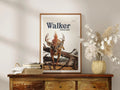 Deer Hunting Canvas Print - Walker Rod & Gun Unique Fall Hunting Scene Gift for Men & Dads