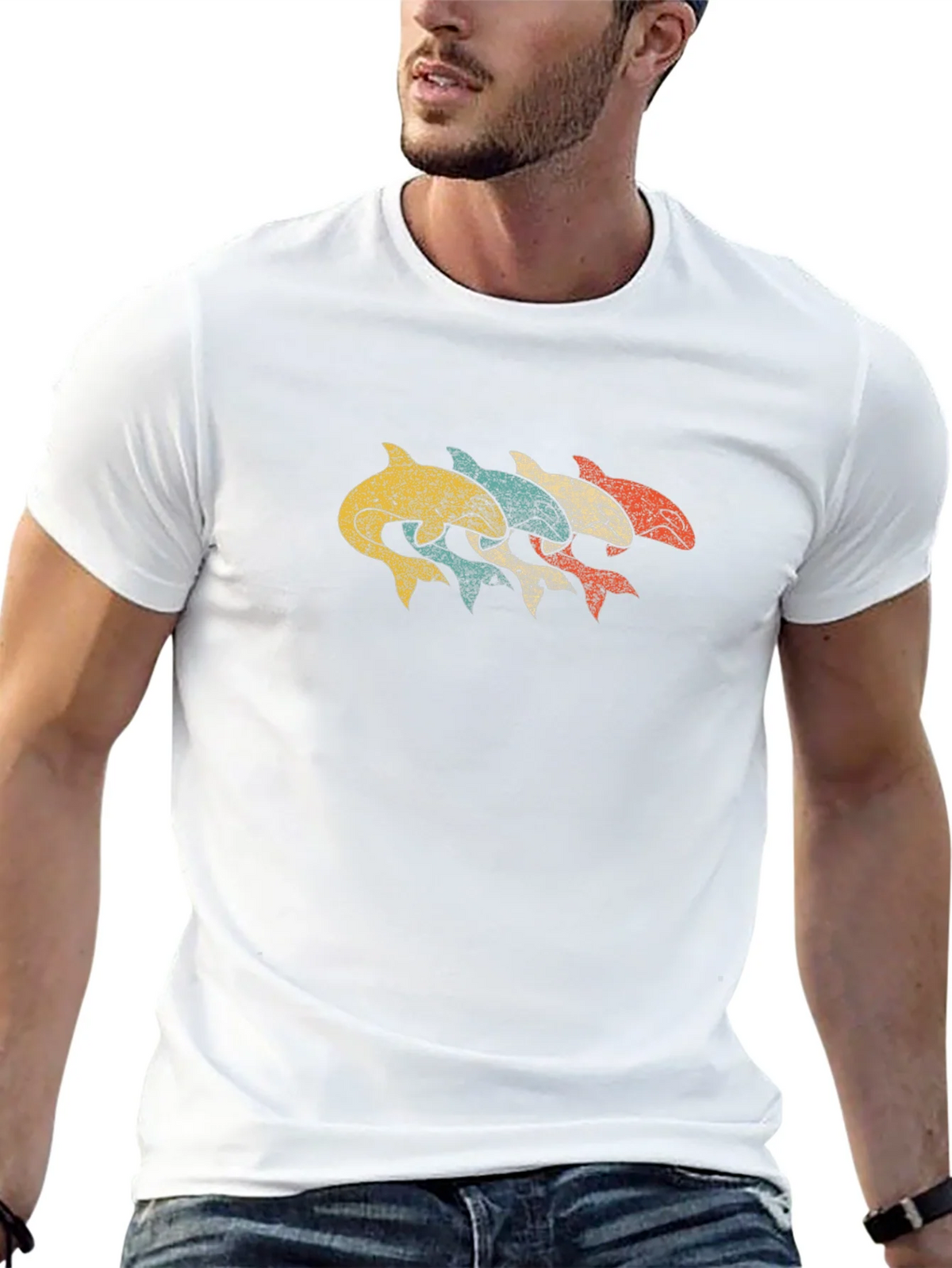 Retro Orca Whale T-Shirt - Vintage Style product image 9