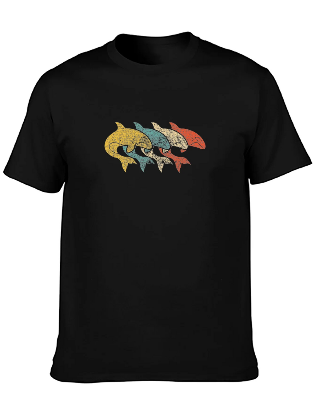 Retro Orca Whale T-Shirt - Vintage Style product image 2
