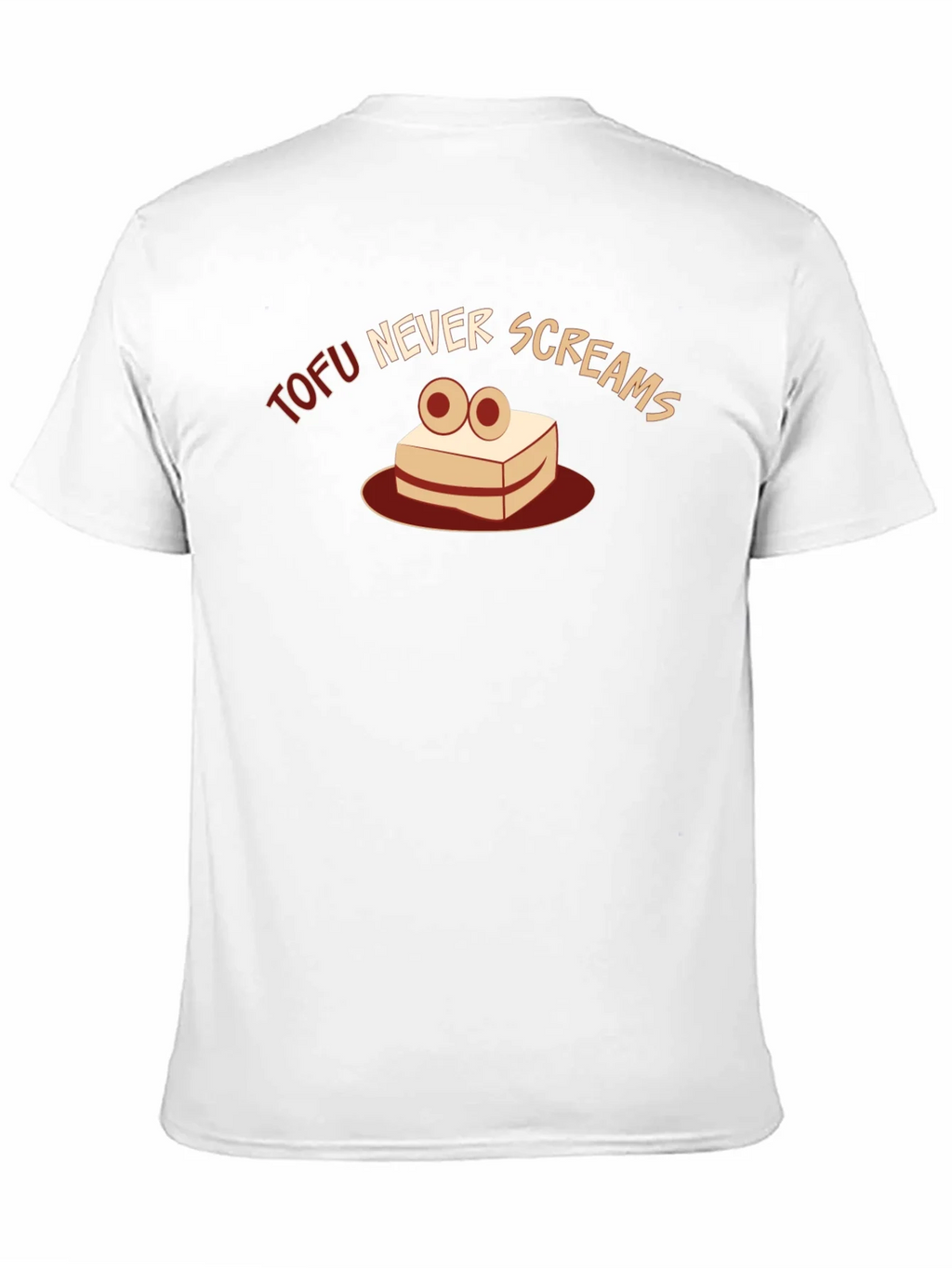 Tofu Never Screams Graphic Tee - Vegan Humor T-Shirt product image 10