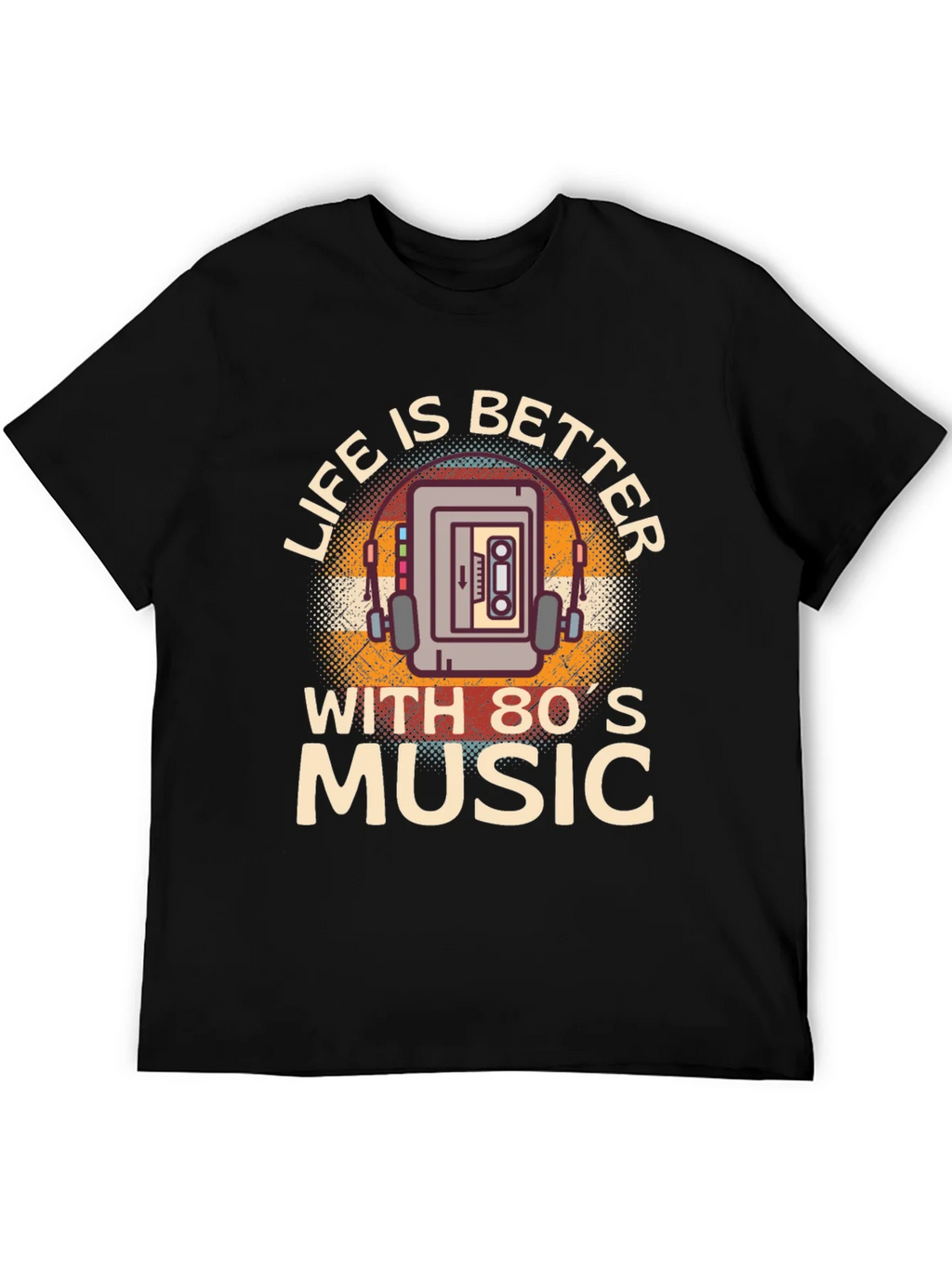 Retro 80s Music T-Shirt - Life is Better with product image 5