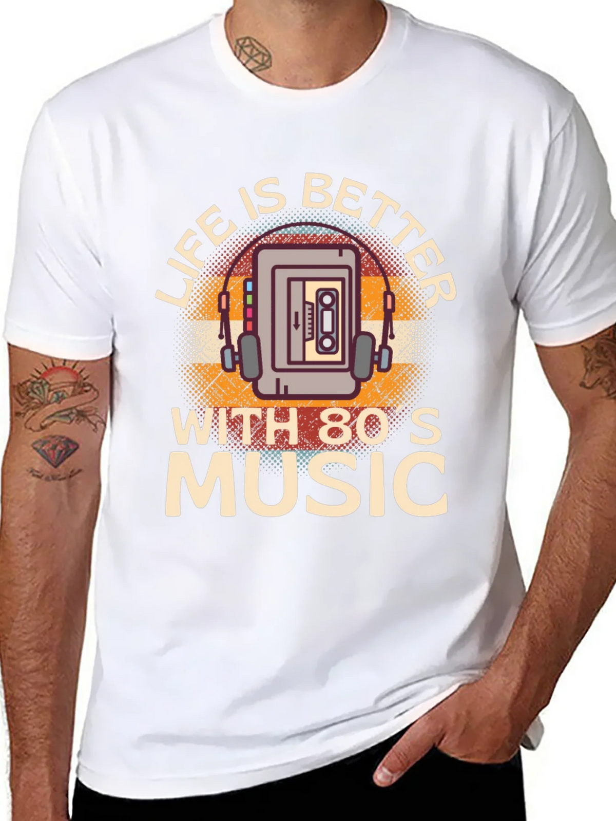 Retro 80s Music T-Shirt - Life is Better with product image 7
