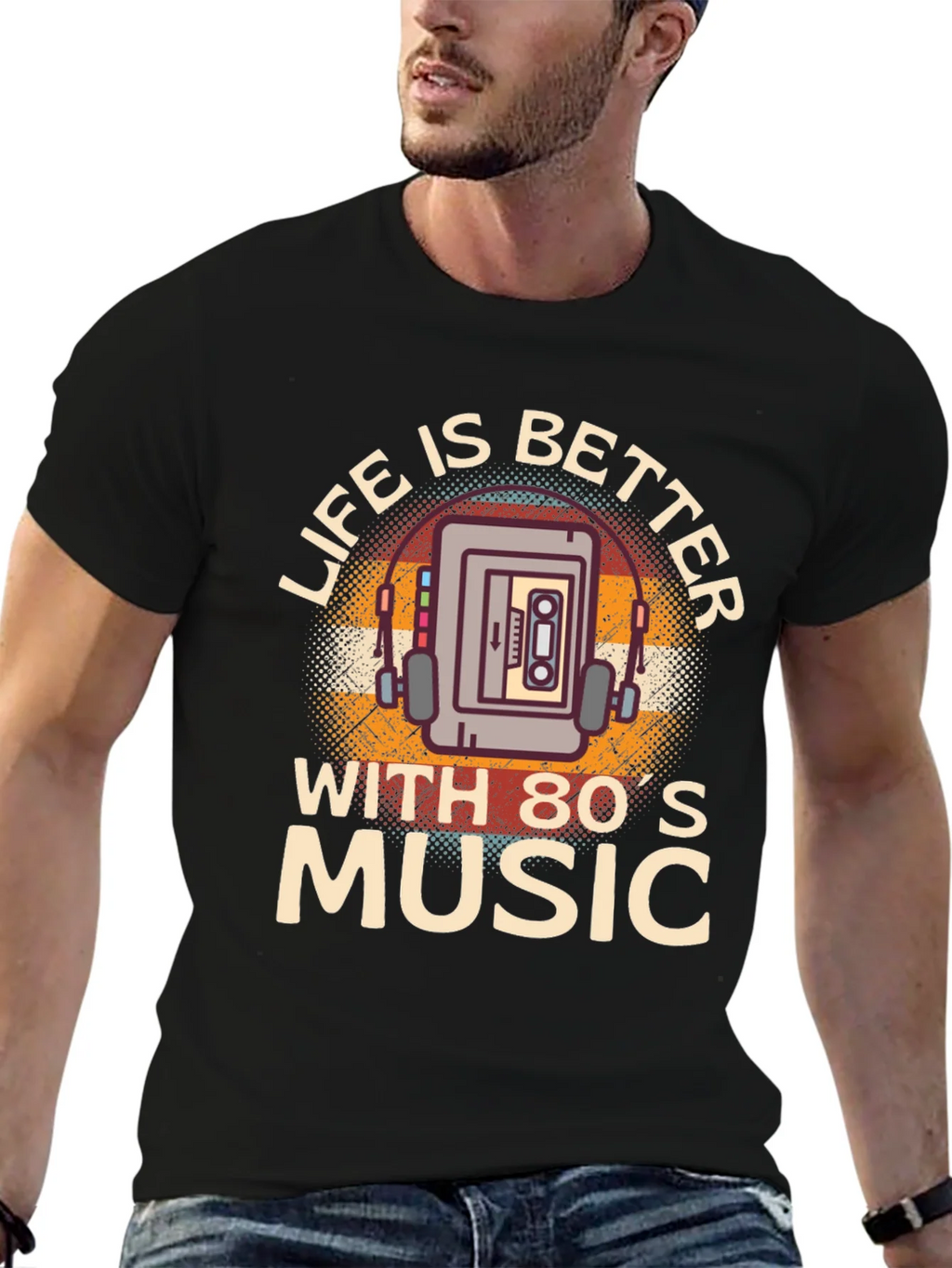Retro 80s Music T-Shirt - Life is Better with product image 6