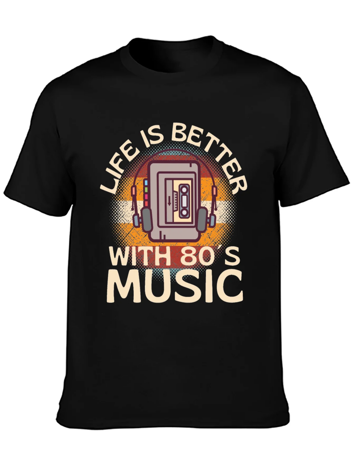 Retro 80s Music T-Shirt - Life is Better with product image 3