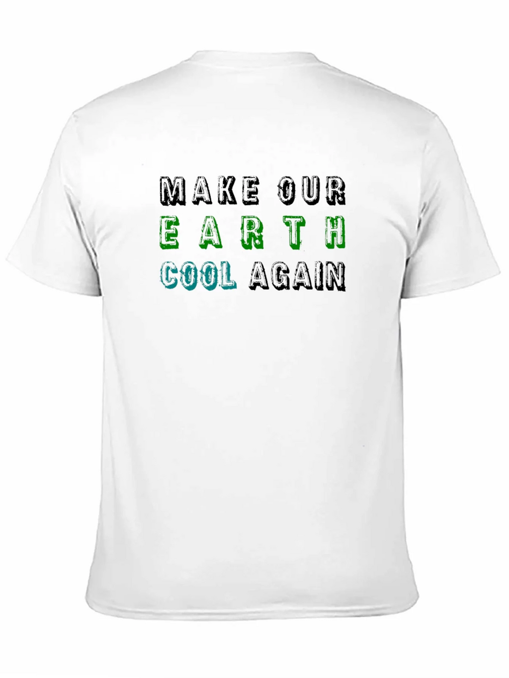 Earth Cool Again Graphic Tee - Climate Awareness product image 10