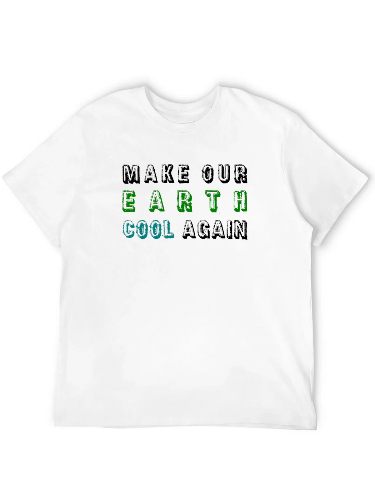 Earth Cool Again Graphic Tee - Climate Awareness product image 11