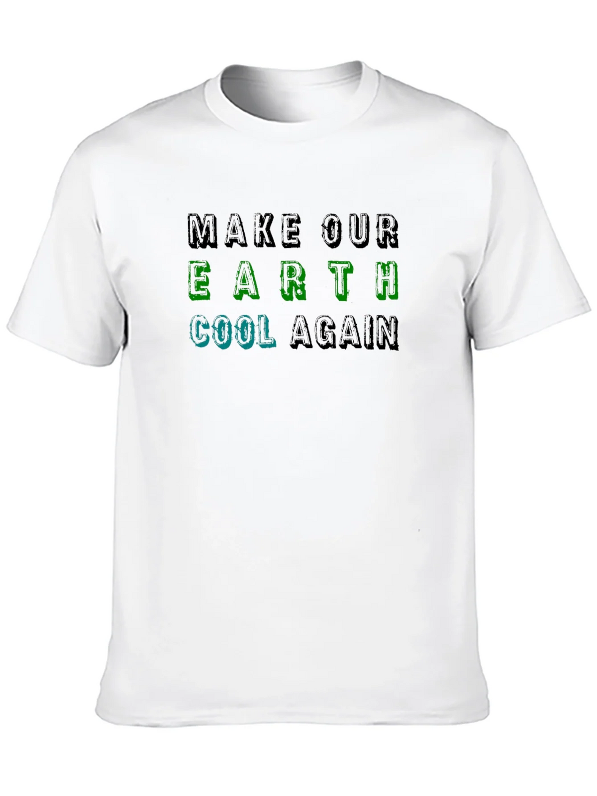 Earth Cool Again Graphic Tee - Climate Awareness product image 9
