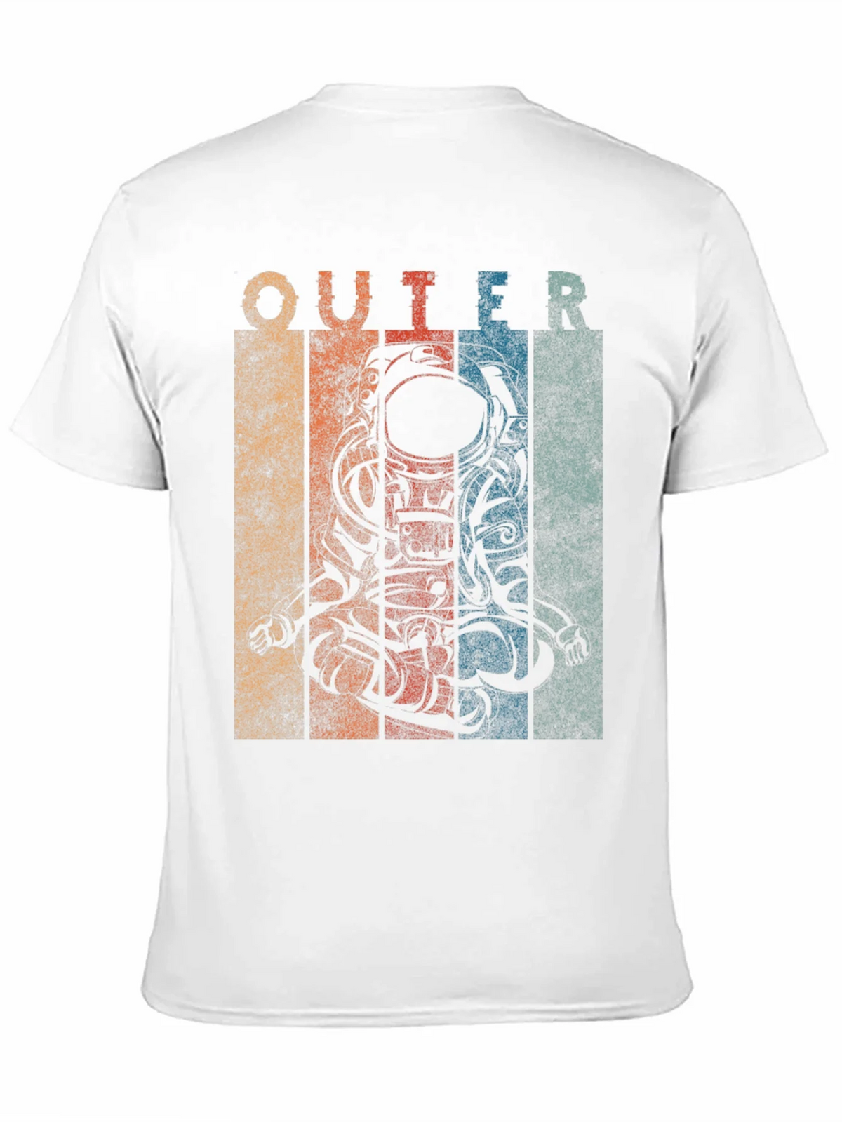 Retro Outer Space Astronaut Graphic T-Shirt product image 10
