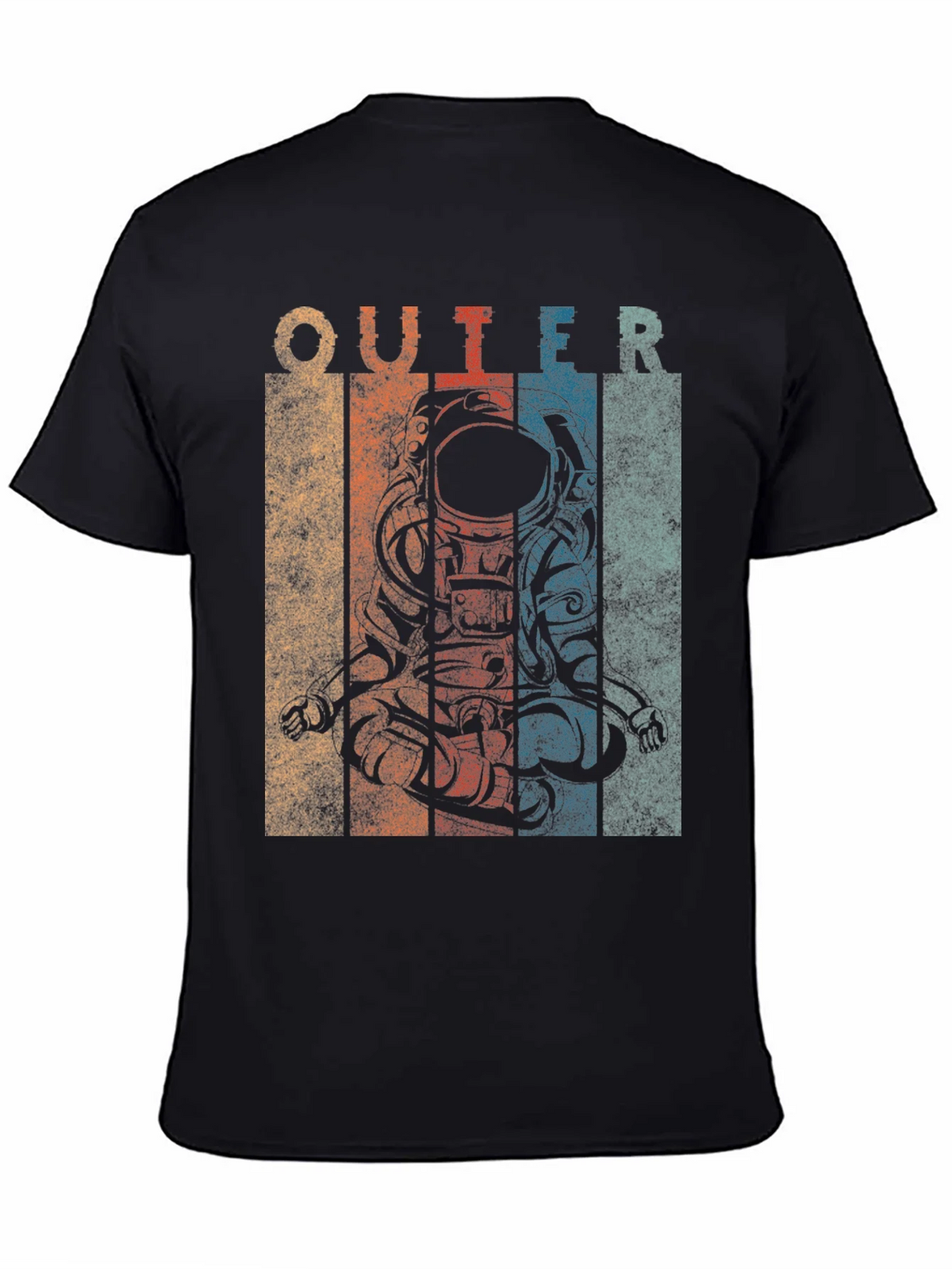Retro Outer Space Astronaut Graphic T-Shirt product image 4
