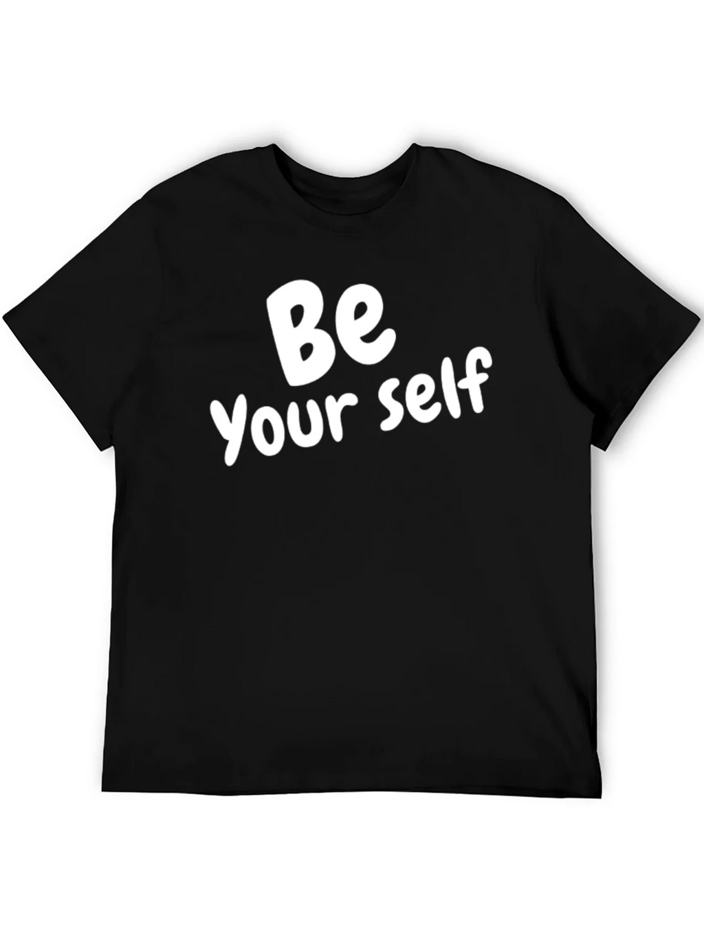 Be Yourself T-Shirt - Black Cotton Blend product image 4