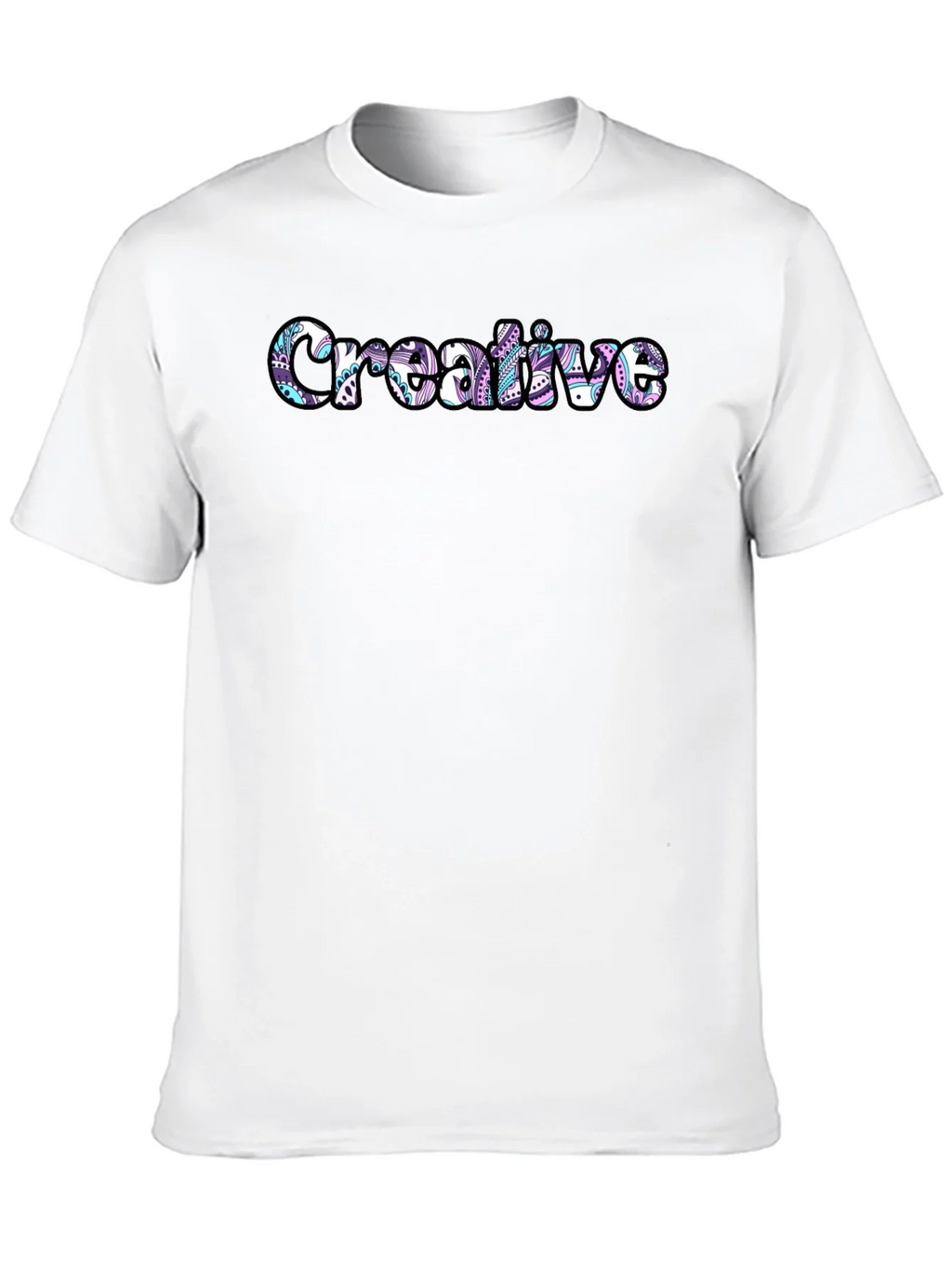 Creative Patterned Graphic T-Shirt product image 9