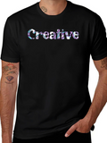 Creative Patterned Graphic T-Shirt product image 1