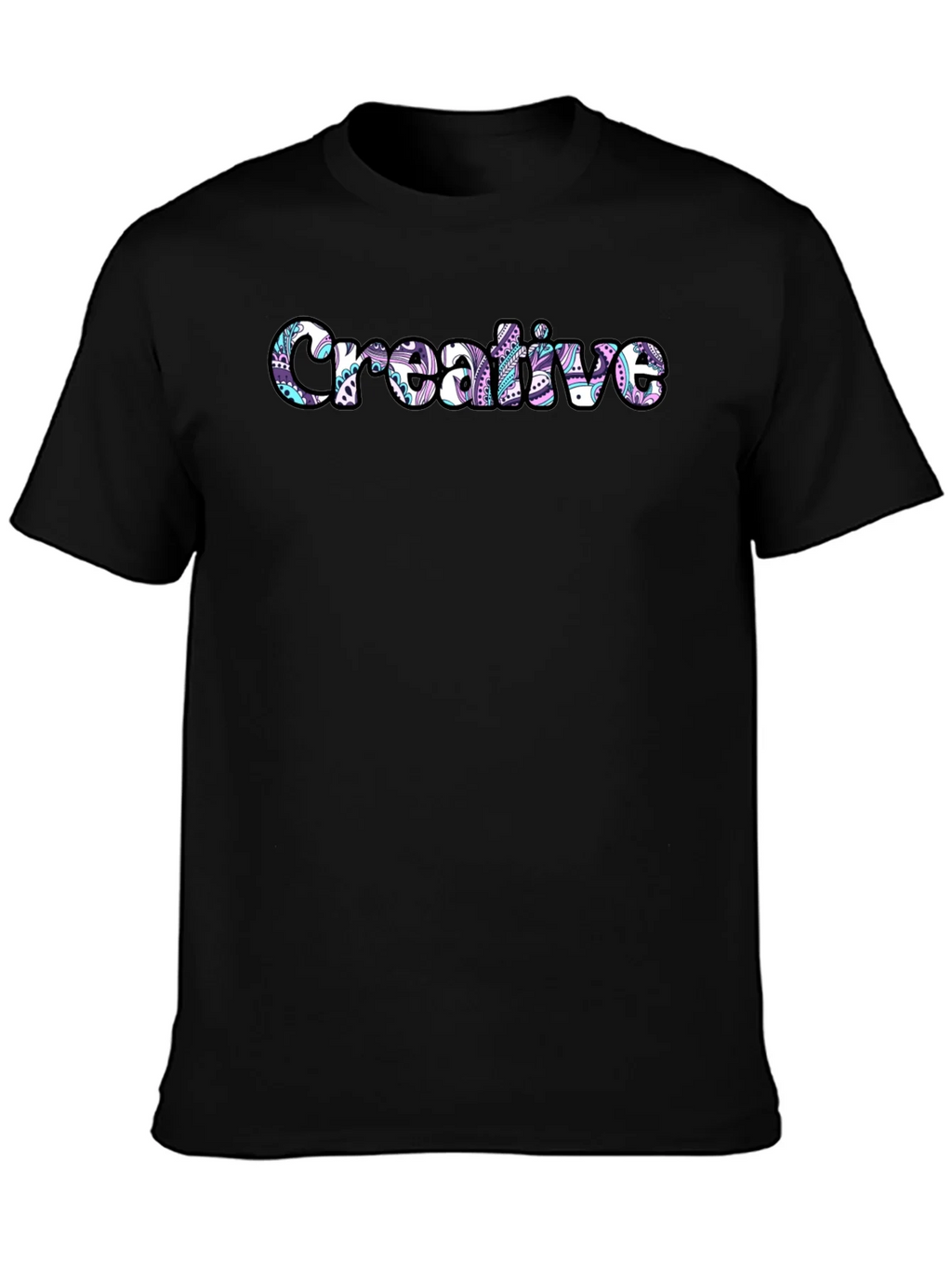 Creative Patterned Graphic T-Shirt product image 3