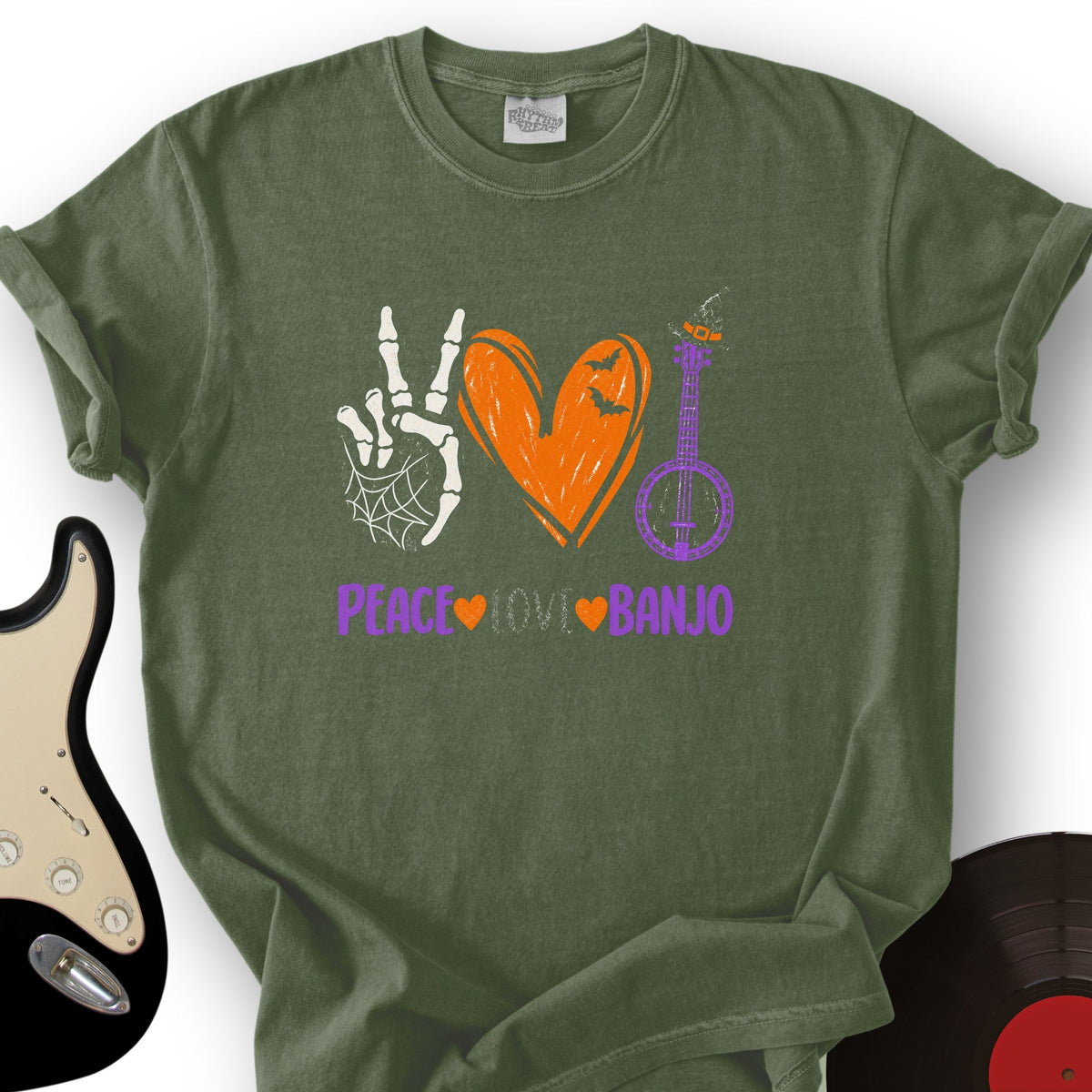 Peace Love Banjo T-Shirt product image 7