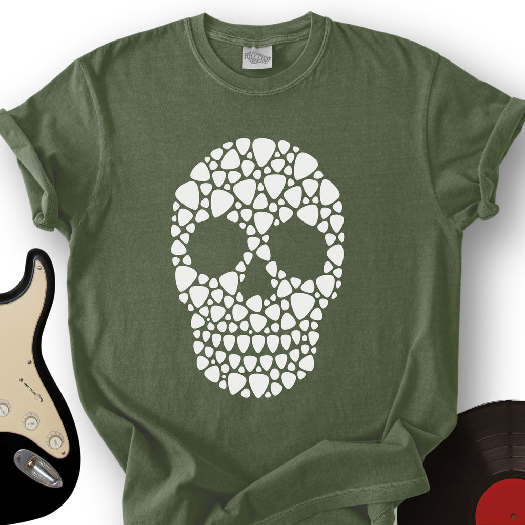 Guitar Pick Skull T-Shirt product image 3