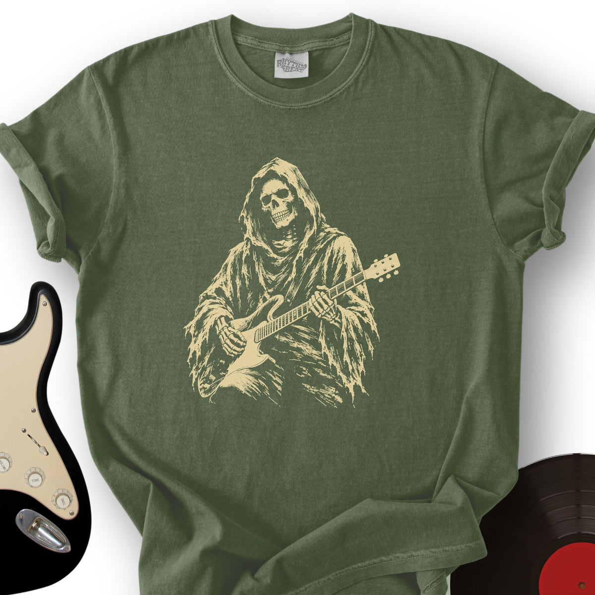 Grim Reaper Guitar T-Shirt product image 7