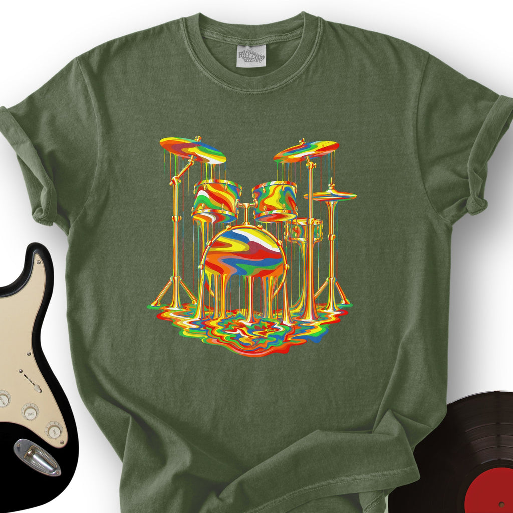 Melting Rainbow Drums T-Shirt product image 3