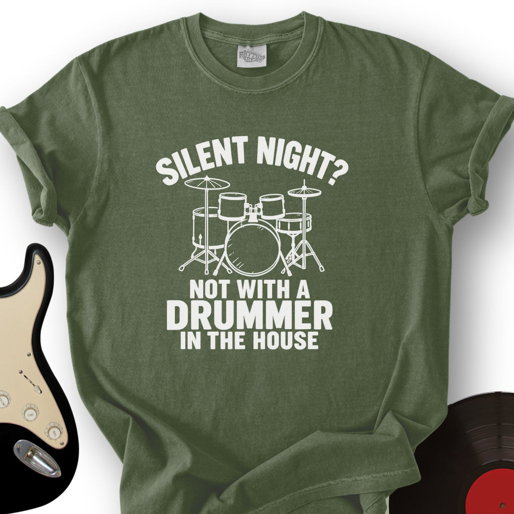 Silent Night Drummer T-Shirt product image 5