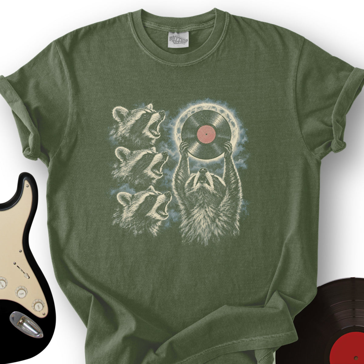 Raccoon Record Eclipse T-Shirt product image 2