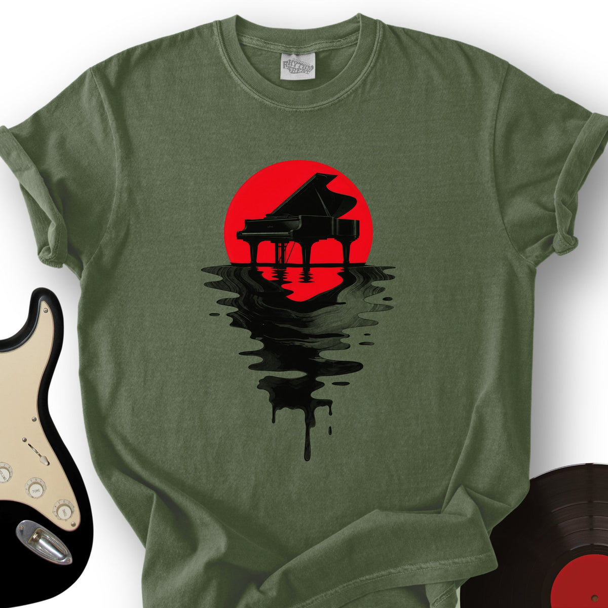 Melting Piano T-Shirt product image 2