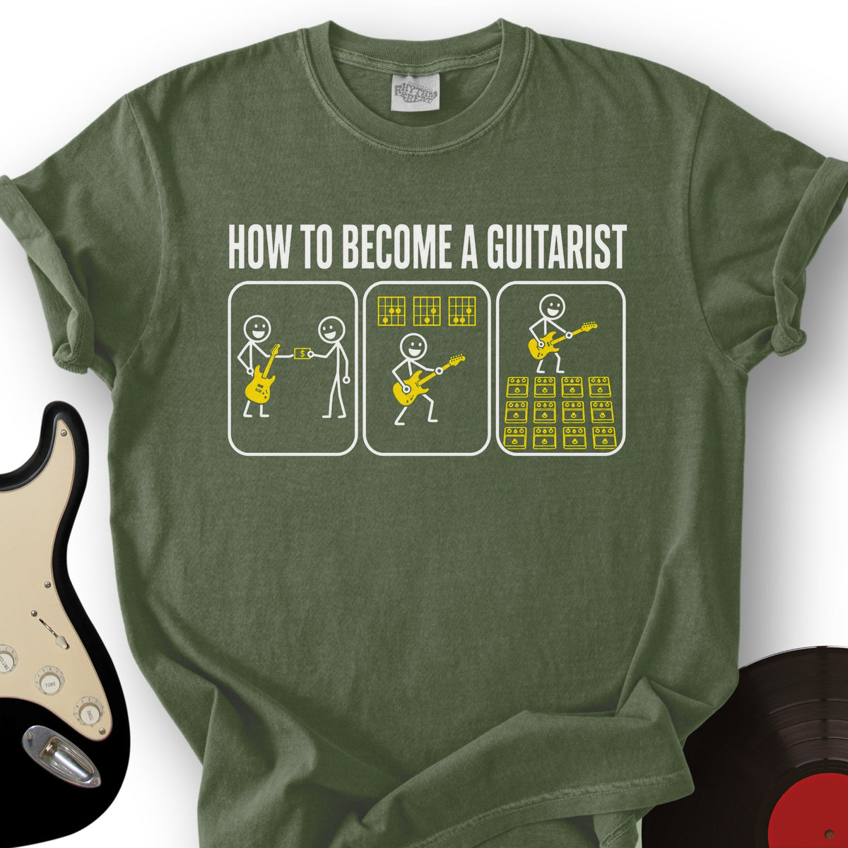 How To Guitarist T-Shirt product image 4