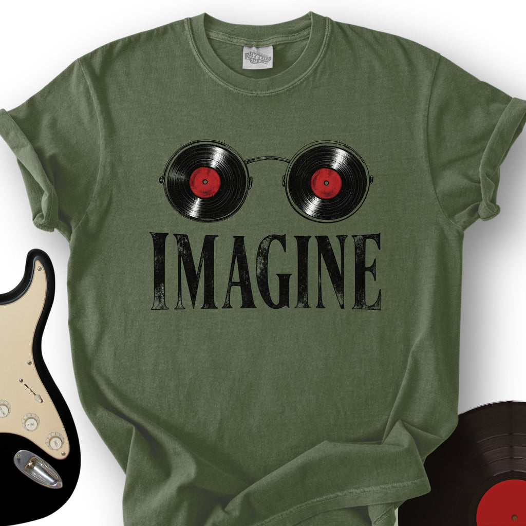 Imagine Vinyl T-Shirt product image 2