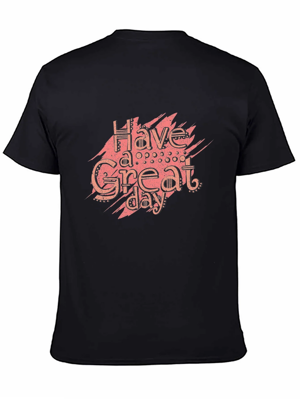 Have A Great Day Black Graphic Tee product image 4