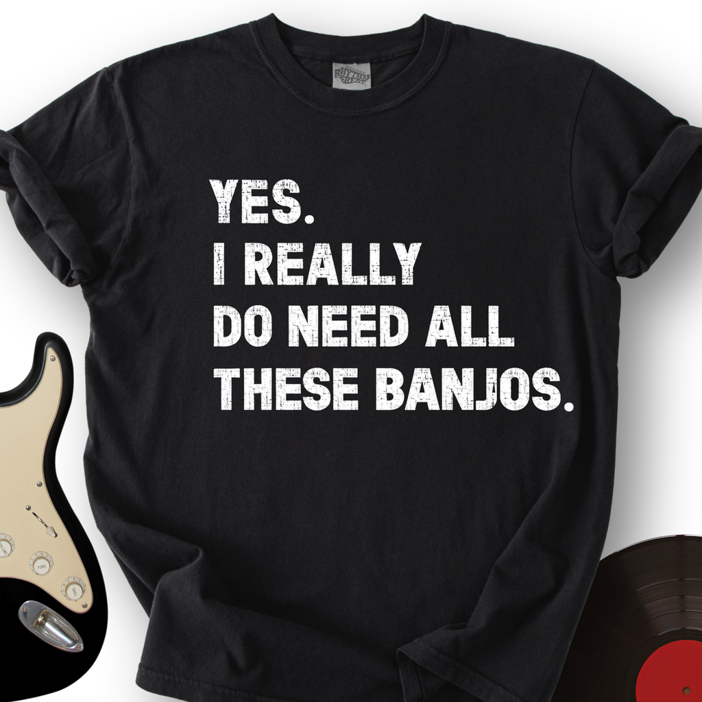 All These Banjos T-Shirt product image 1