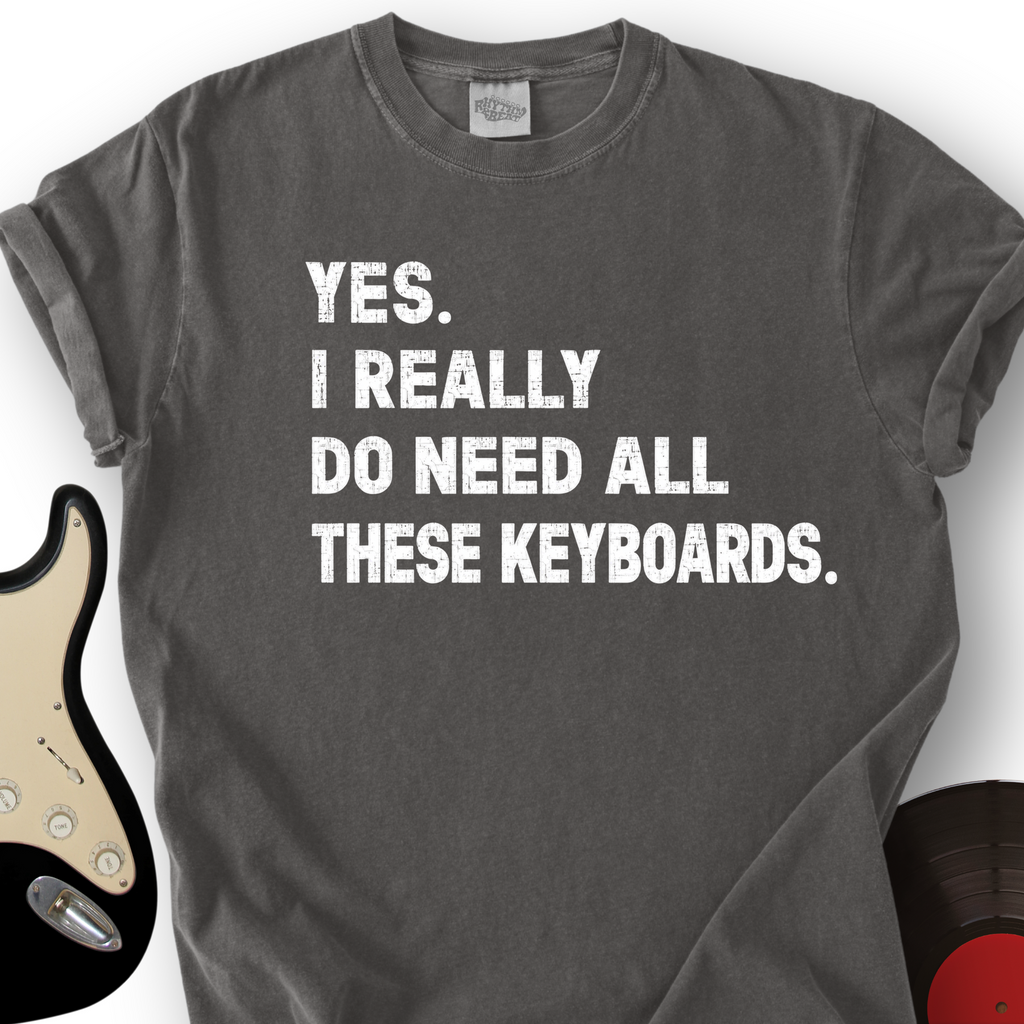 All These Keyboards T-Shirt product image 2