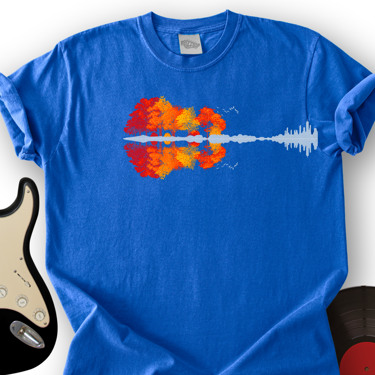 Autumn Forest Guitar T-Shirt product image 6