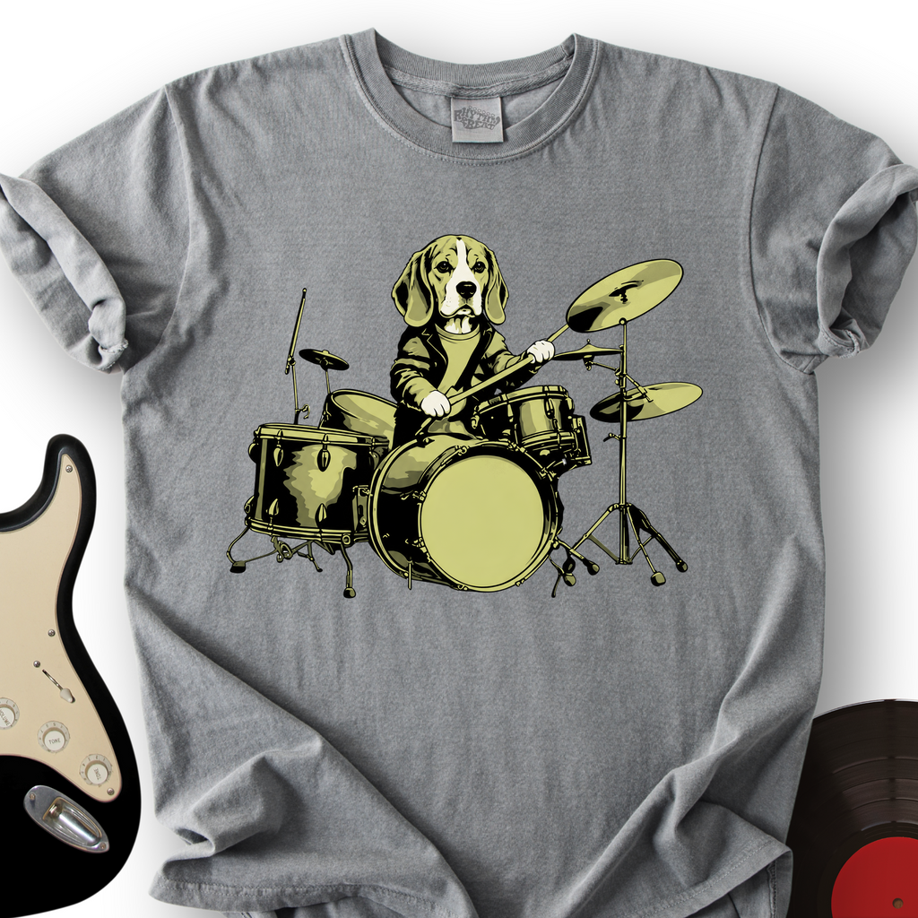 Beagle Drummer T-Shirt product image 1