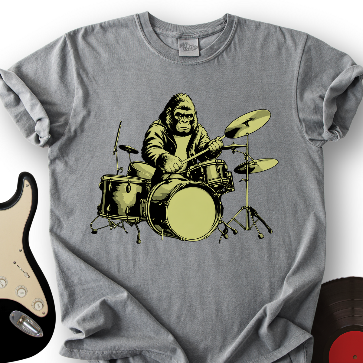 Gorilla Drummer T-Shirt product image 1