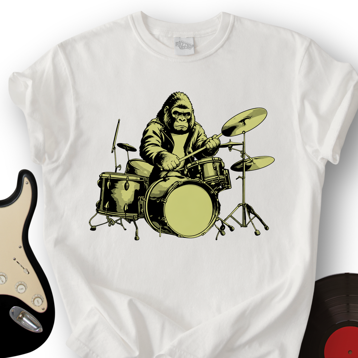 Gorilla Drummer T-Shirt product image 3
