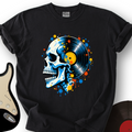 Pop Art Skull Record T-Shirt product image 1