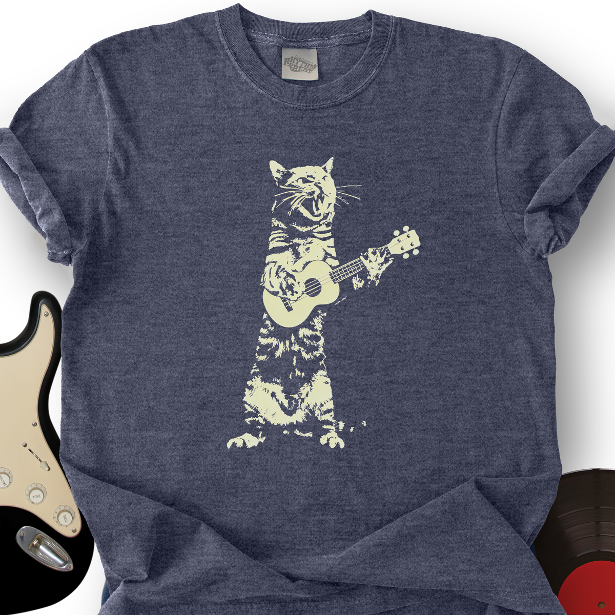 Ukulele Cat T-Shirt product image 3