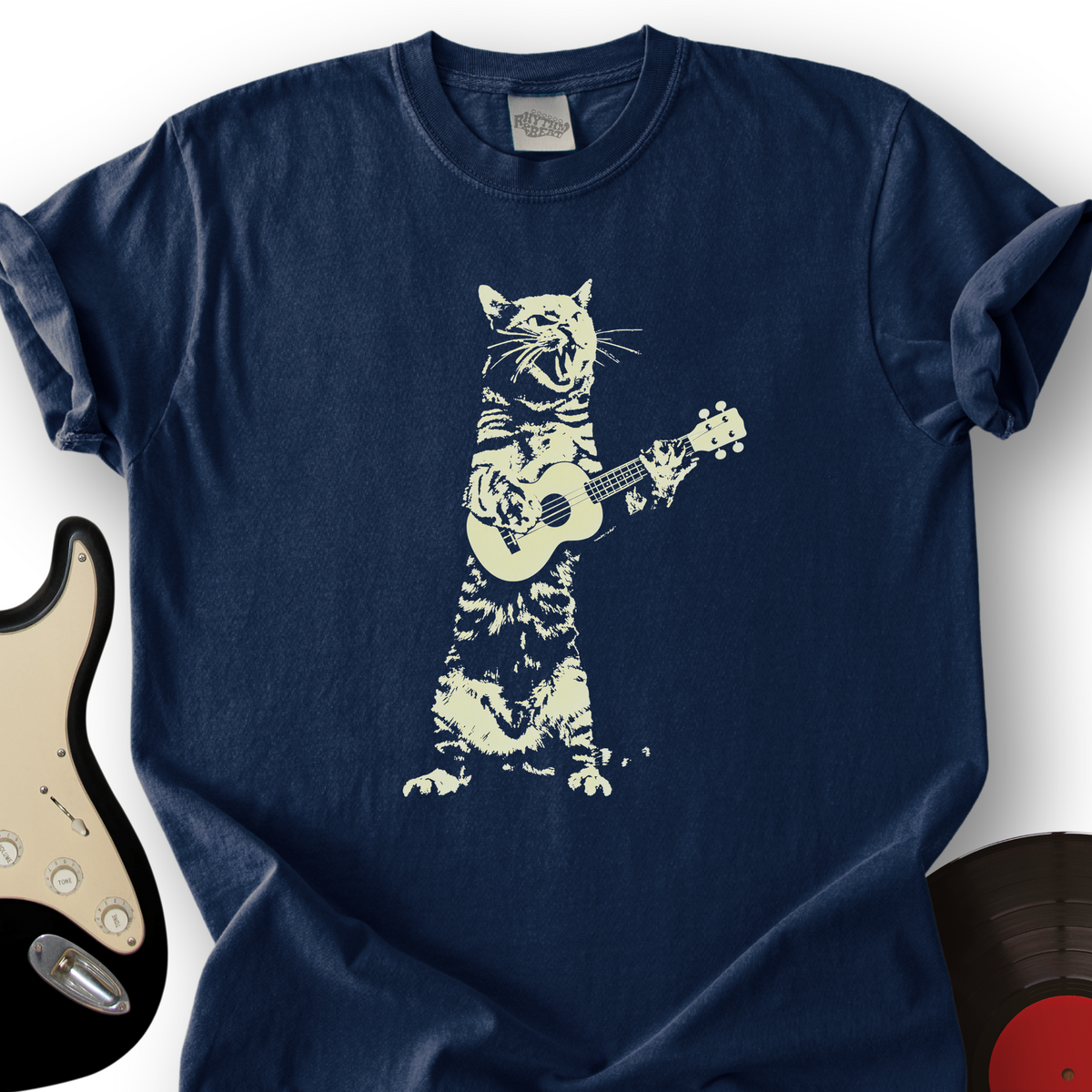 Ukulele Cat T-Shirt product image 5
