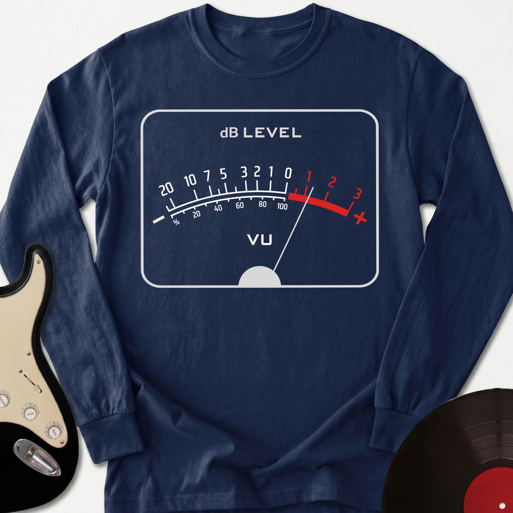 Vu Meter Decibels Long Sleeve